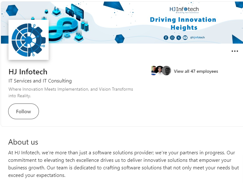 HJ Infotech (linkedin)